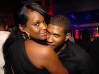 Usher and Tameka Foster