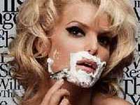 Jessica Simpson shaving