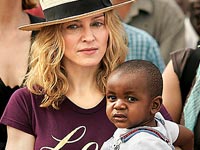 Madonna with son David Banda