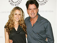 Charlie Sheen and Brooke Mueller