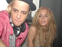 Lindsay Lohan and Samantha Ronson