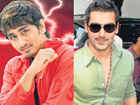 Siddharth and John Abraham