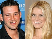 Tony Romo and Jessica Simpson