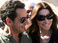 Carla Bruni and Nicholas Sarkozy