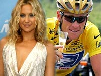 Kate Hudson and Lance Armstrong