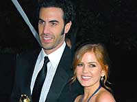 Sacha Baron Cohen and Isla Fisher