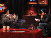 Abhishek Bachchan and Amitabh Bachchan