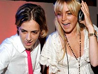 Lindsay Lohan and Samantha Ronson
