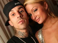 Paris Hilton and Travis Barker