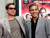 Brad Pitt and George Clooney