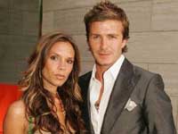 David Beckham and Victoria 