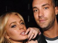 Lindsay Lohan and Calum Best