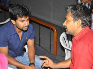 SS Rajamouli meets Nani SS Rajamouli meets Nani