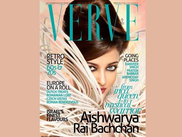 Aishwarya On Verve Cover