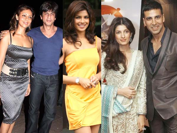 Priyanka & Akshay, SRK