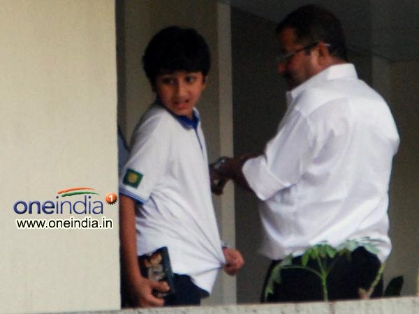 Saif's Son Ibrahim Spotted