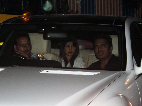 Priyanka At Yash Chopra's Residence