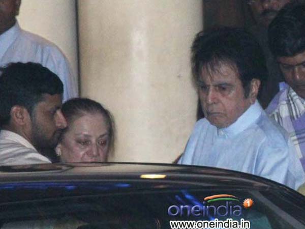 Dilip At Yash Chopra's Residence