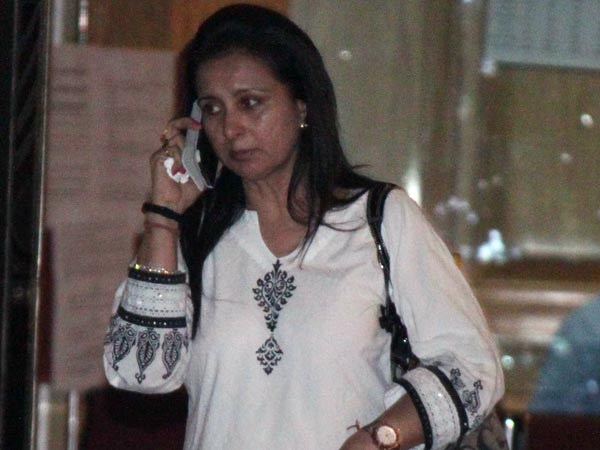 Poonam At Yash Chopra's Residence