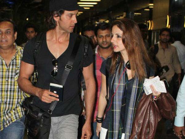 Hrithik With Wife Susanne Hrithik With Wife Susanne