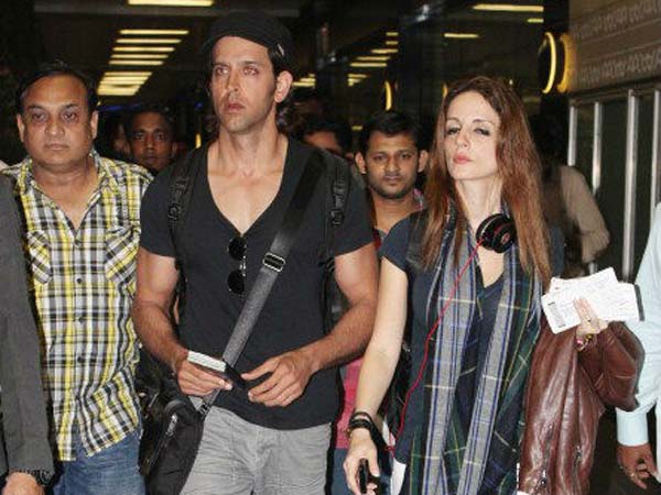 Hrithik With Wife Susanne Hrithik With Wife Susanne