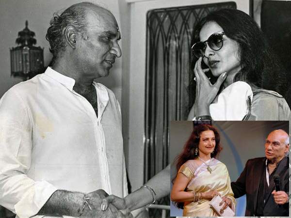 Yash Chopra and Rekha