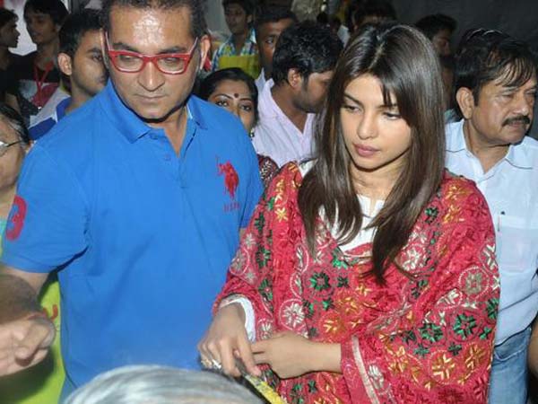 Priyanka At Durga Puja Event