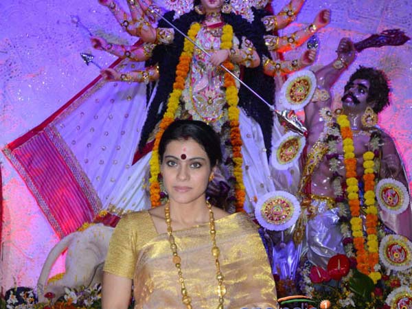 Kajol At Durga Puja Event