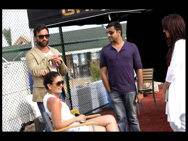 Kareena On The Sets Of Race 2