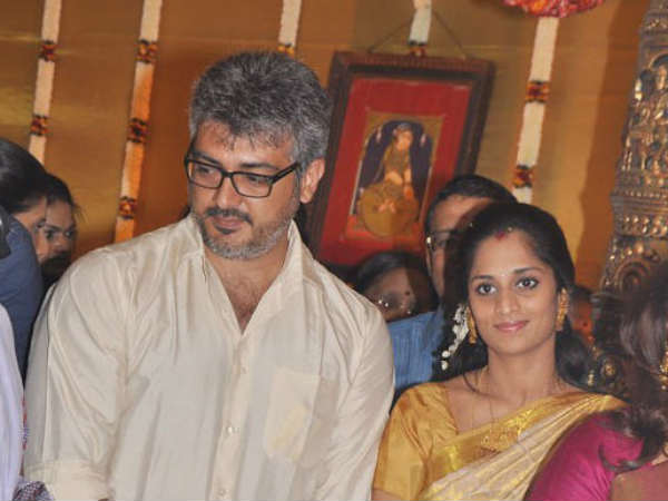 Ajith with Shalini