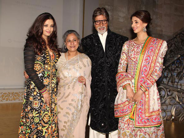 Aish With Jaya, Big B And Shweta Nanda