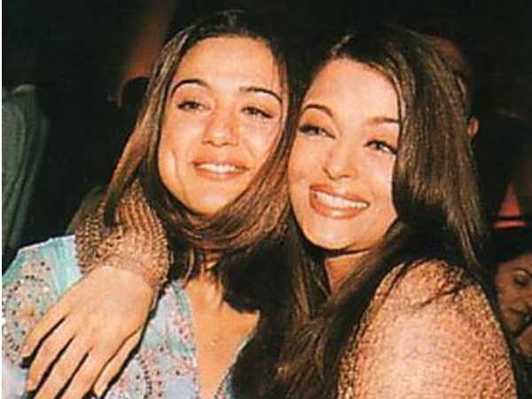 Aishwarya Rai With Preity Zinta