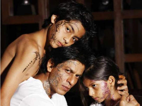 Shahrukh Khan with kids