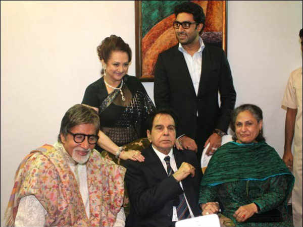 Dilip And Saira With The Bachchans
