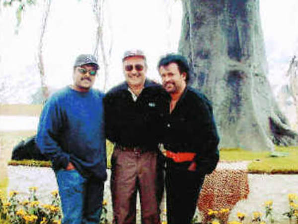 Rajinikanth With Telugu Superstar Chiranjeevi