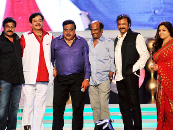 Rajini With Some Of The Biggest Names Of Indian Cinema