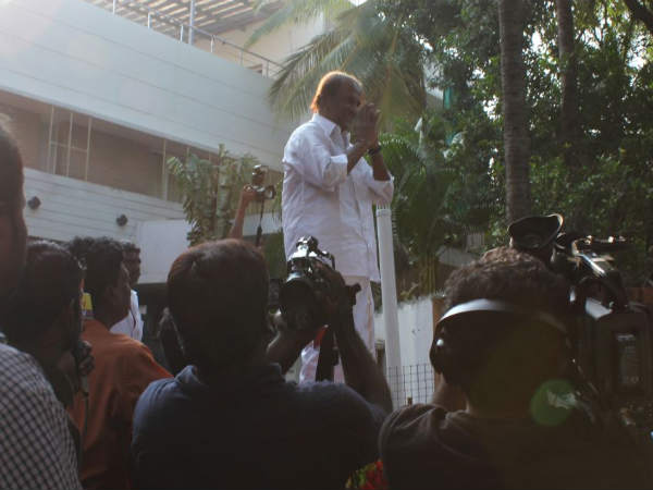 Rajinikanth Addresses Media Rajinikanth Addresses Media
