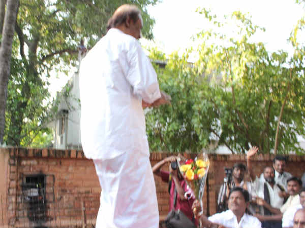 Rajinikanth Addresses Media Rajinikanth Addresses Media