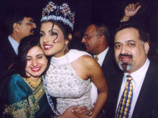 Priyanka Chopra after winning Miss World title