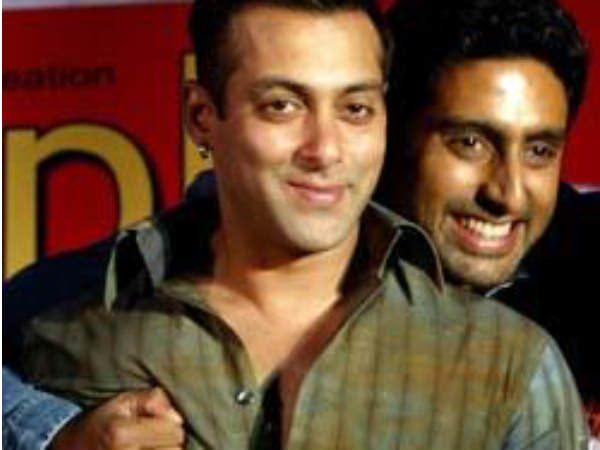 Salman Khan with Abhishek Bachchan