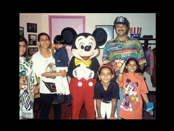 Anil Kapoor And His Family
