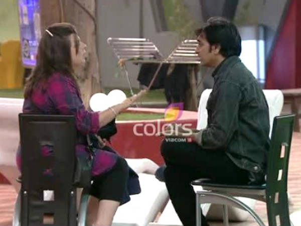 Delnaaz Irani And Rajev Paul In Bigg Boss 6 House