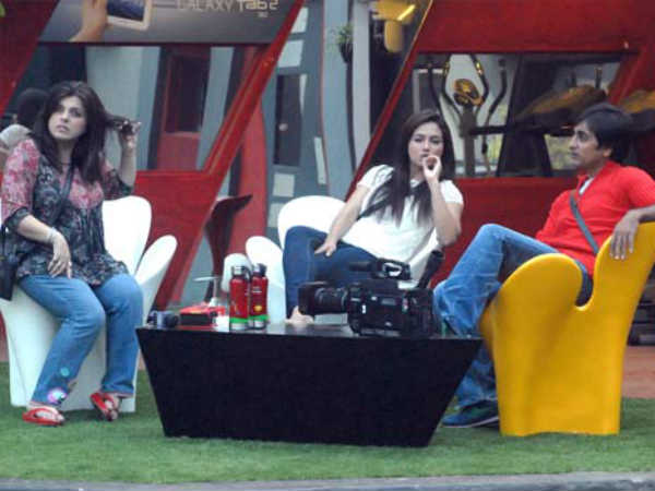 Delnaaz Irani And Rajev Paul In Bigg Boss 6 House