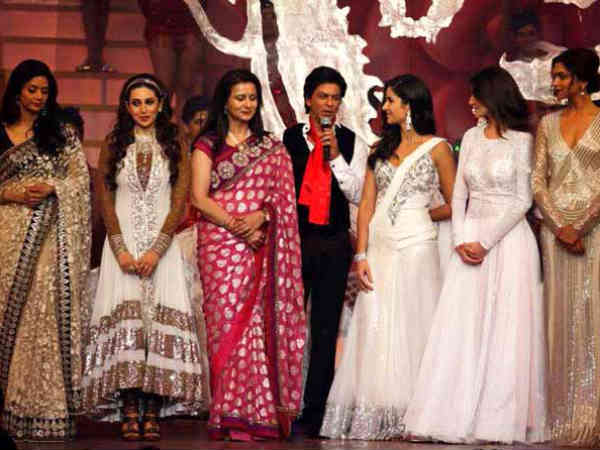 Shahrukh With Bollywood Beauties