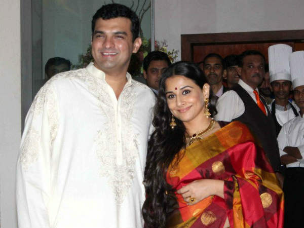 Vidya with hubby