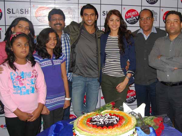 Ranveer Singh and Anushka Shetty Ranveer Singh and Anushka Shetty