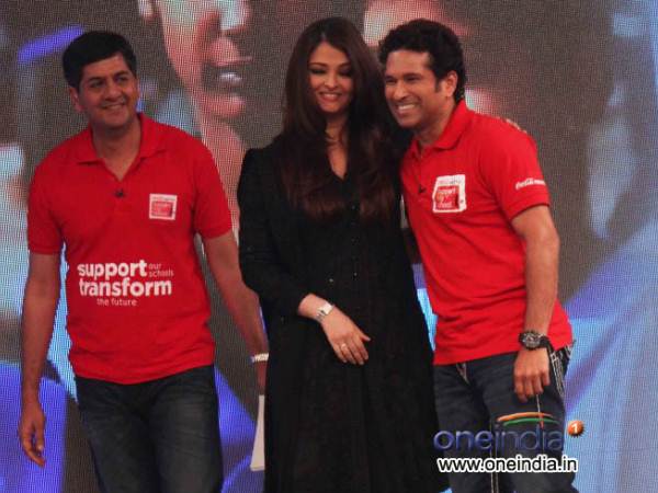 Aishwarya and Sachin Tendulkar