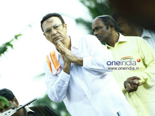What would you like to comment on Suresh Oberoi, who has played late actor Dr Rajkumar in the film?