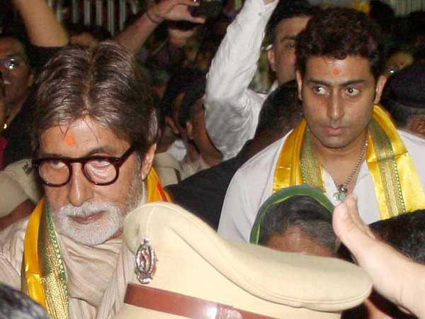 Bachchans At Siddhivinayak