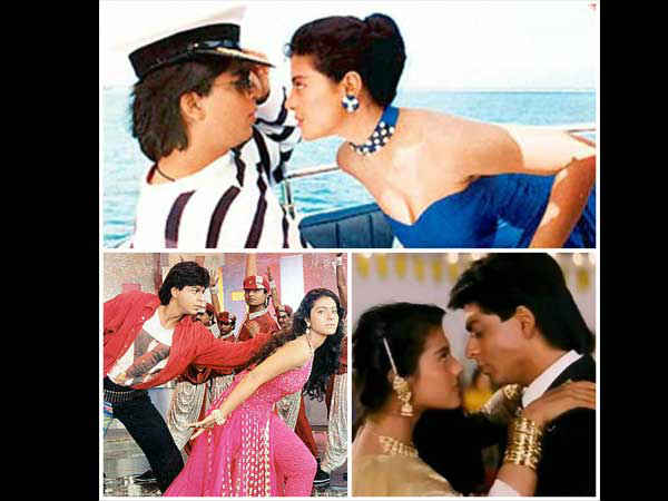 Shahrukh And Kajol In Baazigar